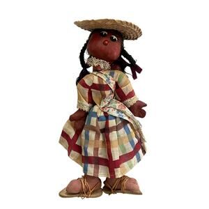 Vintage Mid Century Mexiican Folk Doll #0299